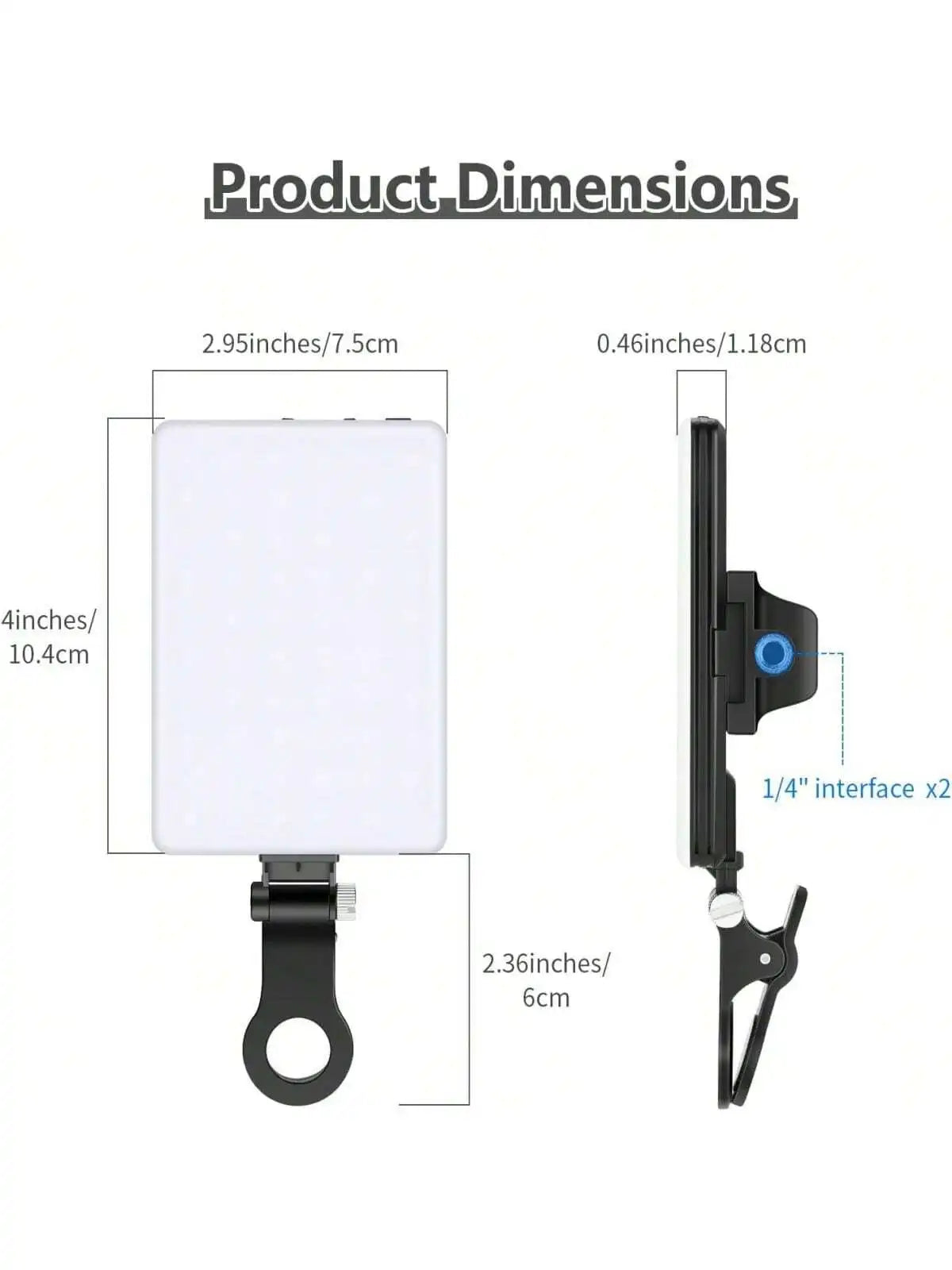 Outtake Club LED Clip Fill Light