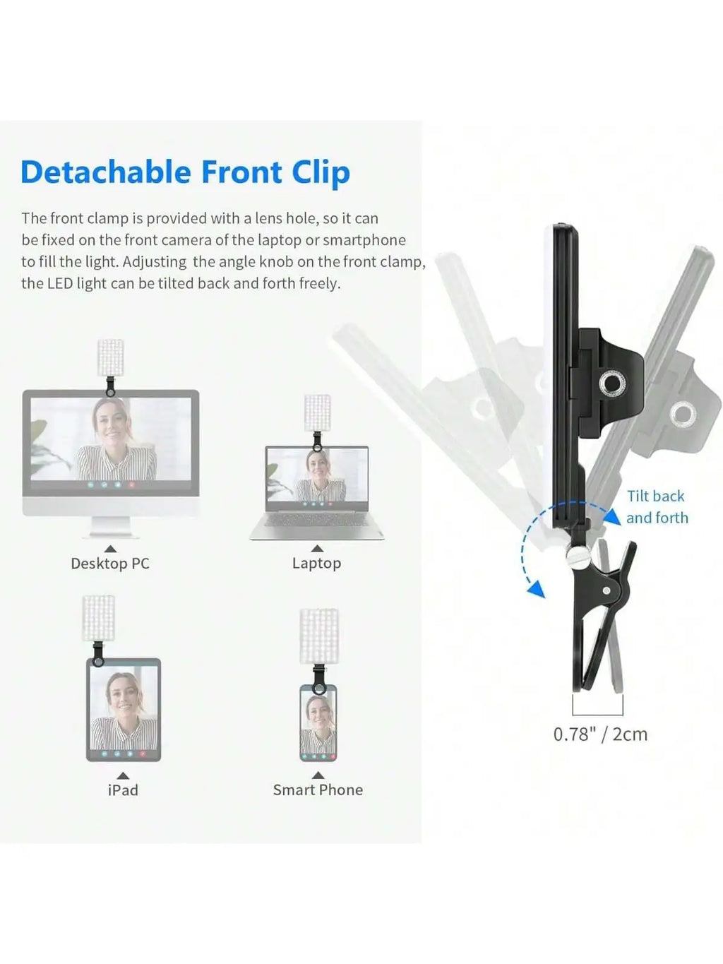 Outtake Club LED Clip Fill Light
