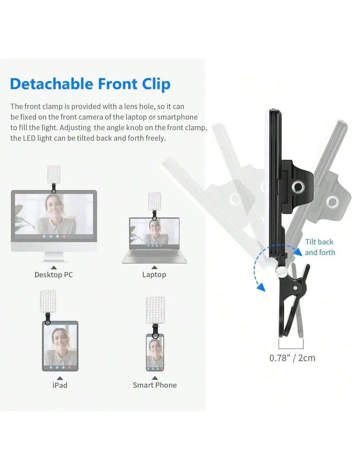Outtake Club LED Clip Fill Light
